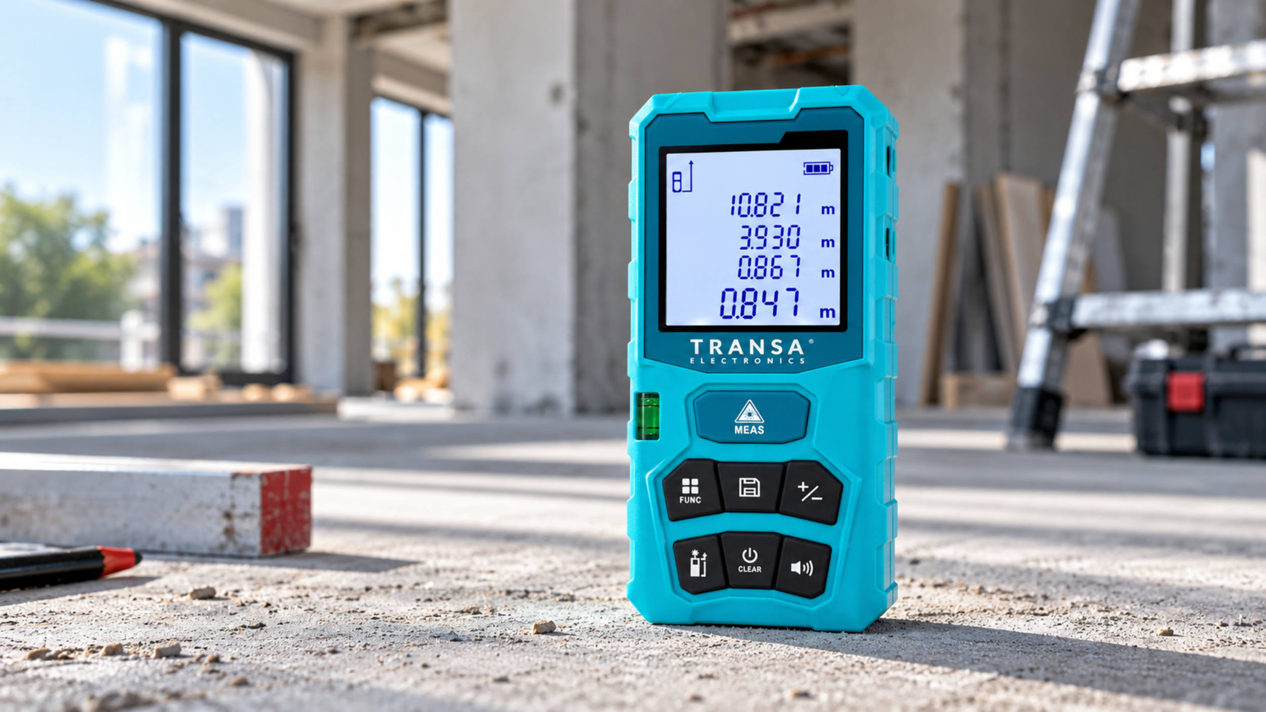 Dalmierz laserowy Measure60 TE-554 Transa Electronics – prezentacja urządzenia